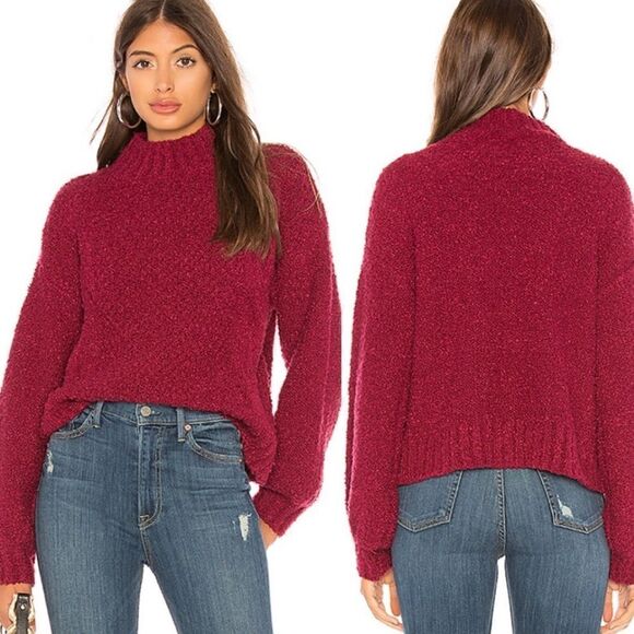 Red cashmere sweater - Picture 1 of 2